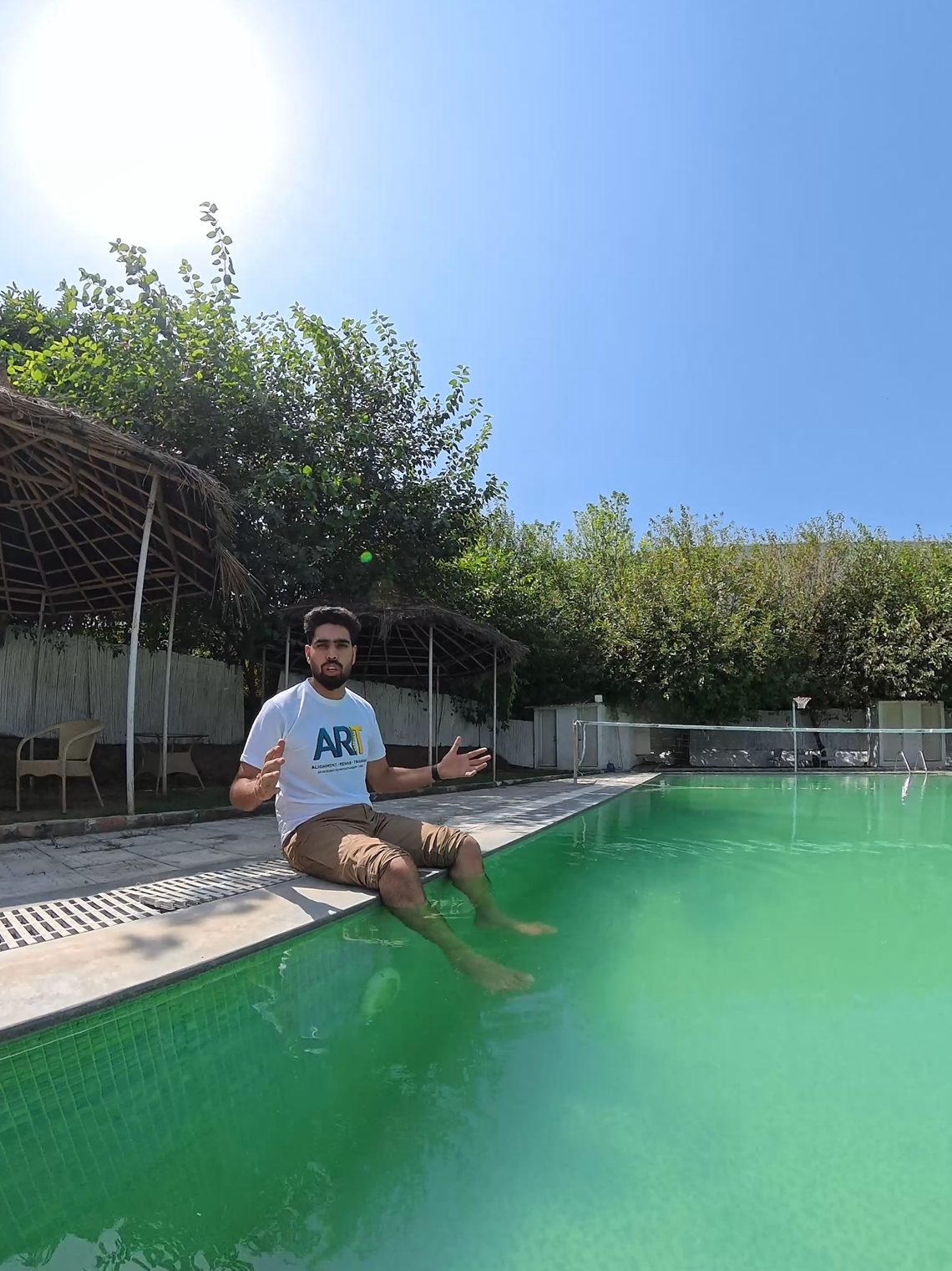 Hydrotherapy pool rehab session at ART Physiotherapy Clinic