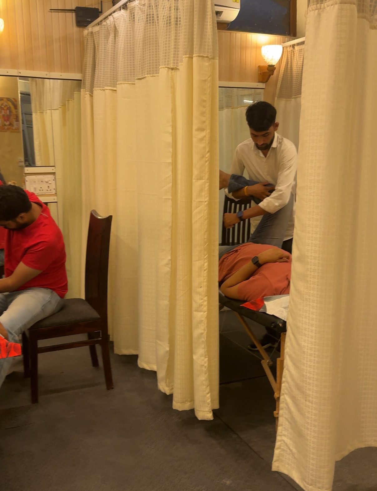 Physiotherapy treatment room at ART clinic